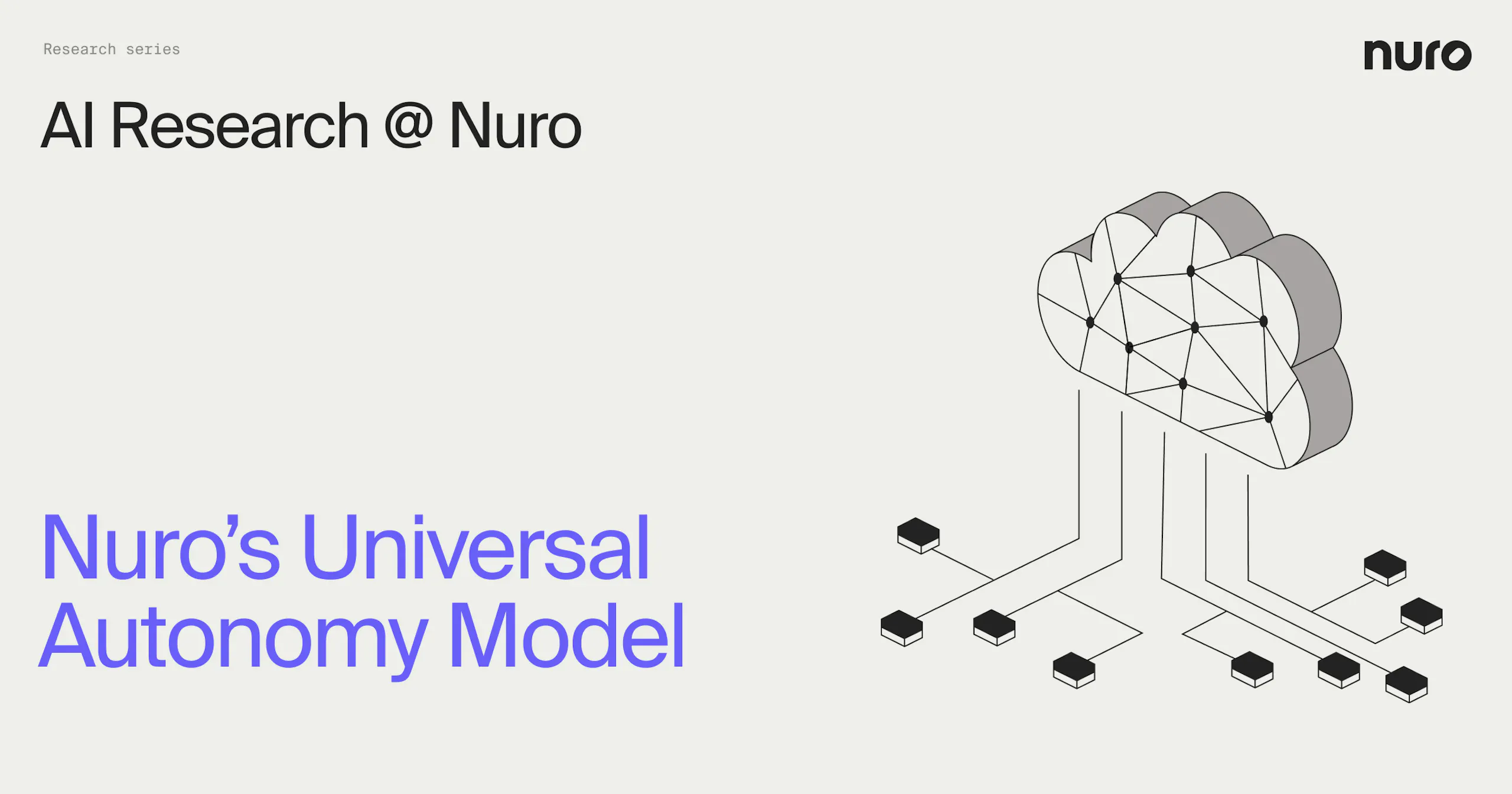 AI Research Nuro Foundation Model